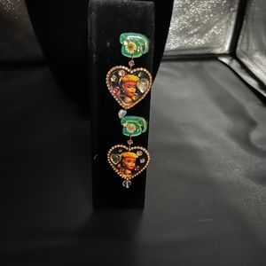 BARBIE Earrings - Resin with copper back